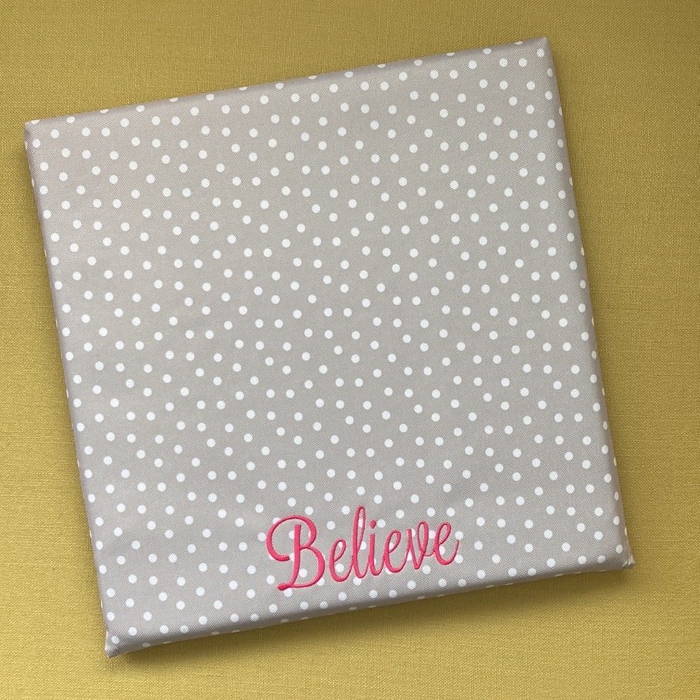 Thirty-one Wall Together Pinboard in “taupe dancing dot”